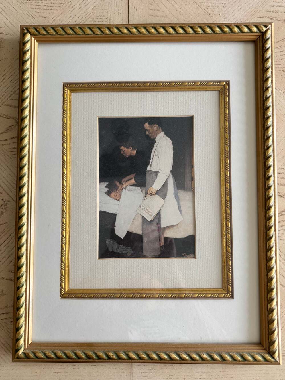 Norman Rockwell Freedom From Fear Framed Americana Art Print